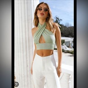 Wrap crop top from Hello Molly